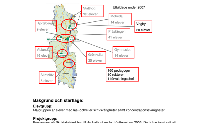 ”Pedagogiska stödinsatser med IT - ALVESTA KOMMUN”