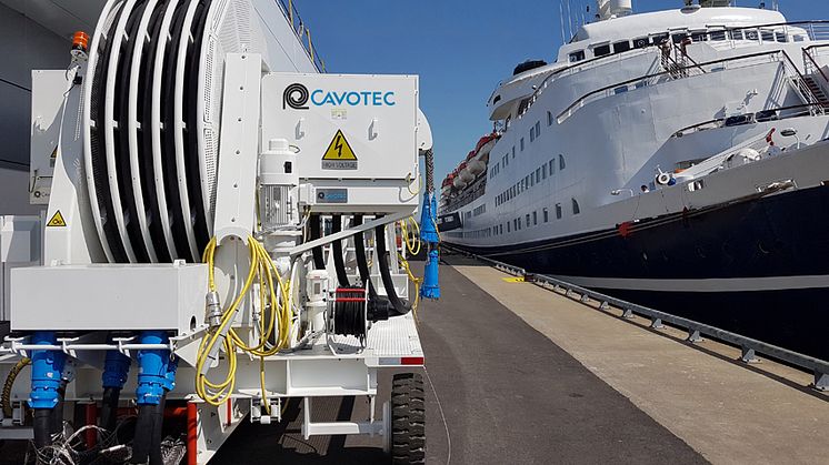 Cruising towards clear skies: the Cavotec AMPMobile unit at Montreal's cruise terminal  