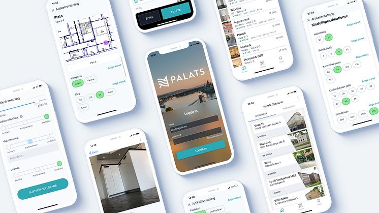 Higate levererar appen Palats för ett smidigt sätt att hantera, använda och återanvända material och inventarier. / Bild: Higate
