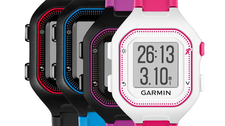 Garmin® Forerunner® 25 med GPS och smarta aviseringar
