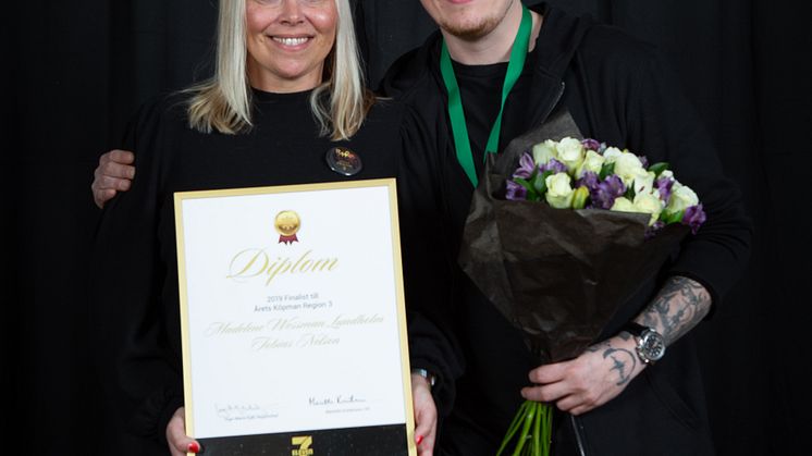 Tobias Nelson och Madelene Wessman Lundholm är utsedda till Sveriges bästa 7-Eleven-handlare 2019