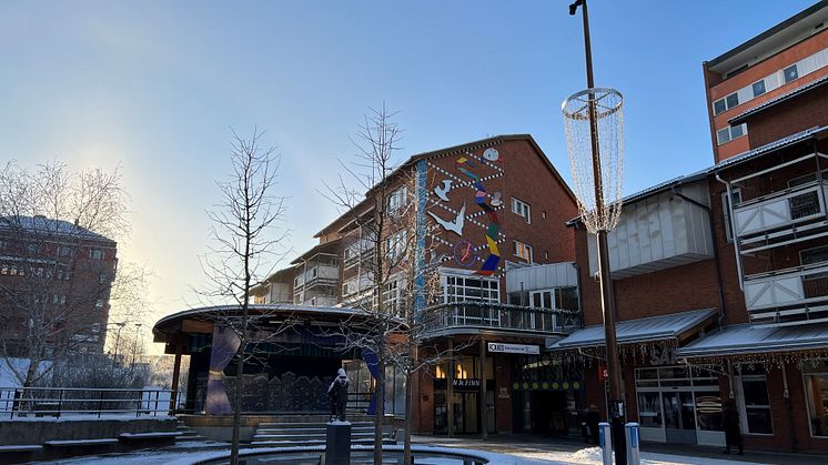 Julstämning i Huges centrum