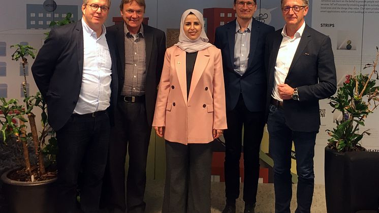 The Ambassador of Saudi Arabia to Sweden, H.E. Mrs. Enass Alshahwan visited Sensative