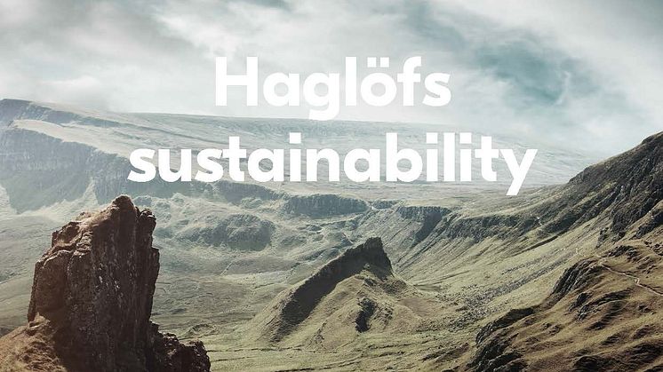 Haglöfs Sustainability Report 2016