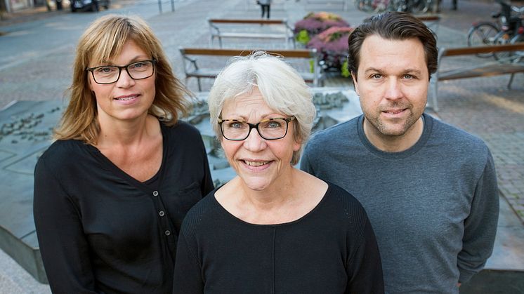 Linda Lindström, Anne Nilbo och Carl Nobel är budget- och skuldrådgivare i Helsingborgs stad.