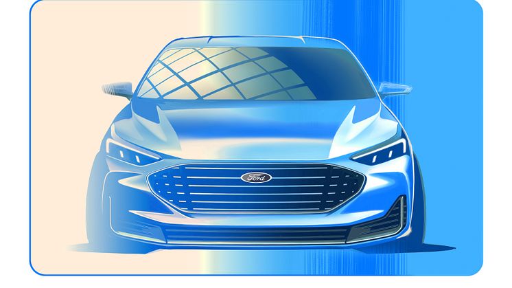 Ford Focus skisse Titanium 2021