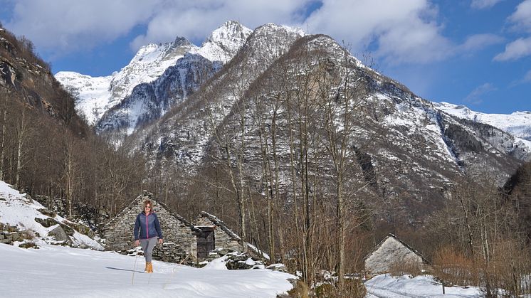 Winterwanderung im Valle Verzasca 