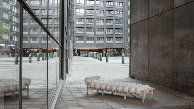 Dagbädden Dag i design av Gustav Winsth och Teresa Lundmark i samarbete med Gärsnäs. Foto: Andy Liffner.