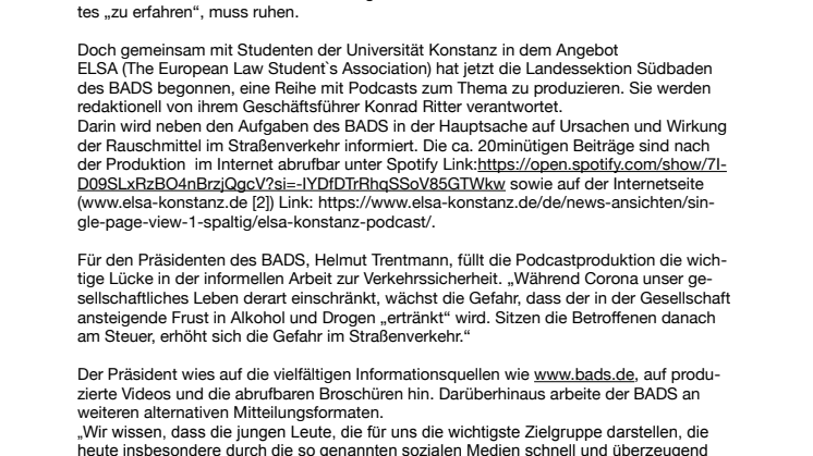 BADS - Präventionspodcast mit Konstanzer Uni