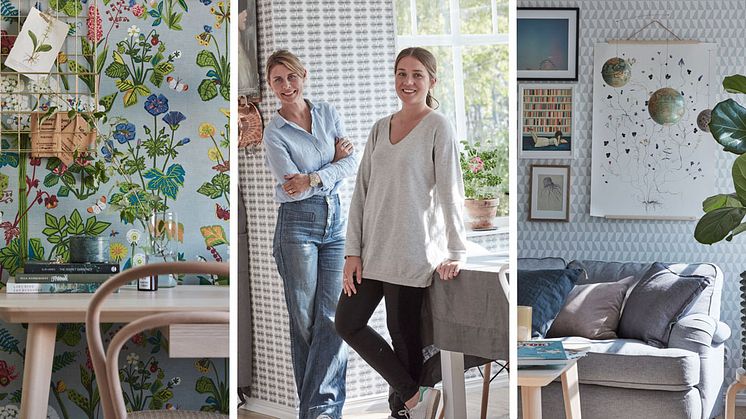 ​Toppbloggare tapetinspirerar för Boråstapeter - Idag släpps första filmen av tre med Kristin Lagerqvist och Johanna Bradford