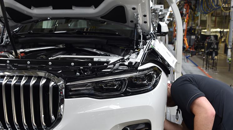 Preprodusert versjon av BMW X7
