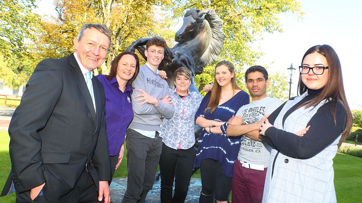 Northumbria students head for Newcastle Race Course to take a lead in the career stakes