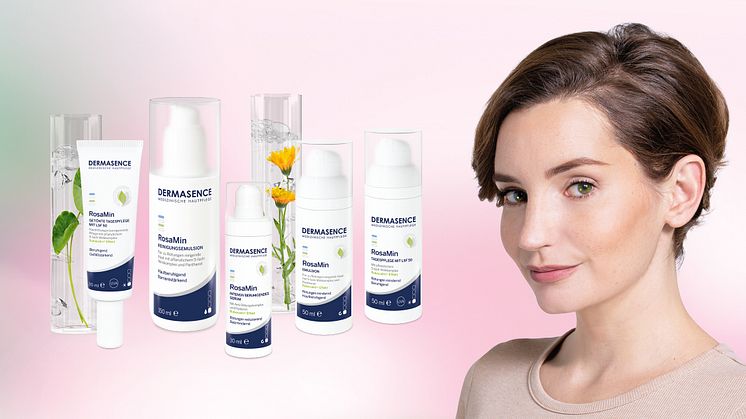 Bitte nicht rot werden! Das DERMASENCE RosaMin Intensiv beruhigende Serum reduziert Rötungen
