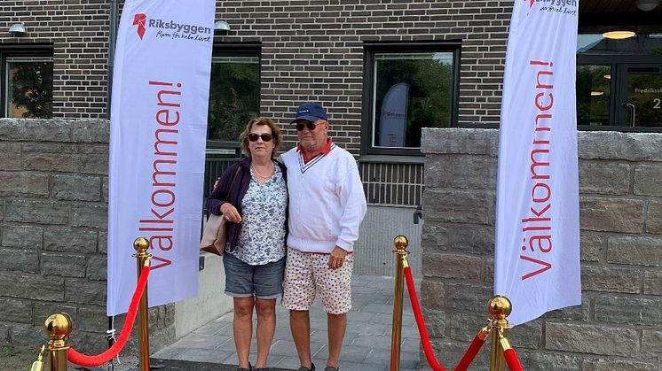 Kerstin och Stefan Malmgren, nyinflyttade på Fredrikssans