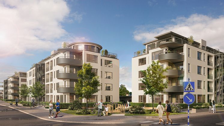 Säljstart för Riksbyggens Brf Liljekonvaljen i Kalmar