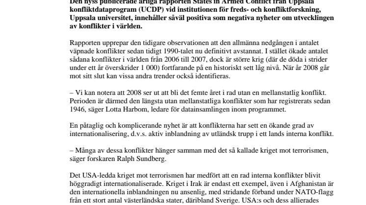 Allt mer inblandning i interna konflikter försämrar fredschanserna