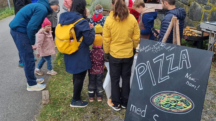 Hjertegryte og sirisspizza. Over 500 fikk med seg Geitmyra Ringsaker på Matlystfestivalen. 