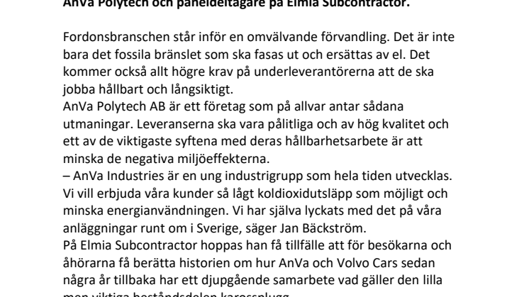 Experter på karosspluggar  - tack vare återvinning av gummi