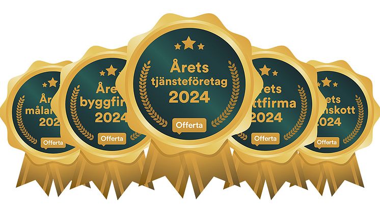 Offerta.se korar Årets tjänsteföretag 2024