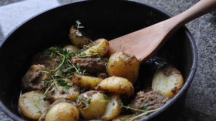 Månadens recept augusti - Potatis med tapenade