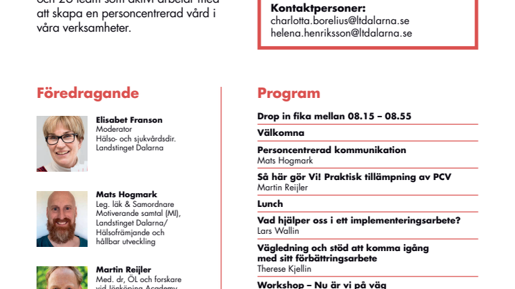 Program 13 september 2016