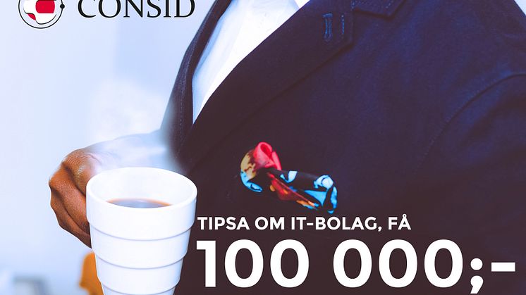 Få 100 000 kronor i belöning för rätt kontakter