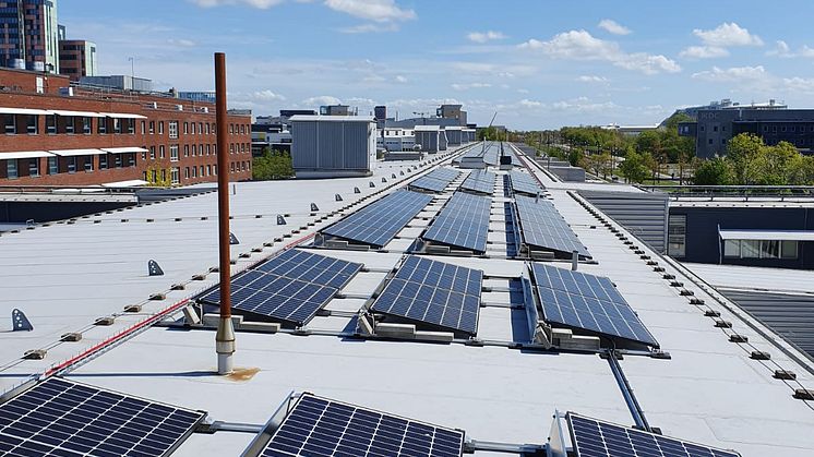 Solceller Kemicentrum 1, Lunds universitet