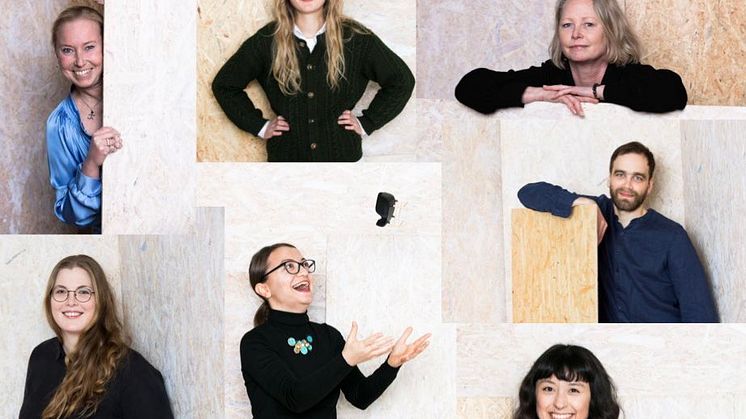 Flera nya ansikten hos Wester+Elsner arkitekter: Therese From, Lovisa Orebrand, Eva Johnson, Olle Söderström, Louise Franzén, Madalina Gherghina och Filippa Wang Gurt.