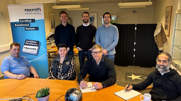 Bosch Rexroth välkomnar Hydnet AB till partnerprogrammet Certified Excellence