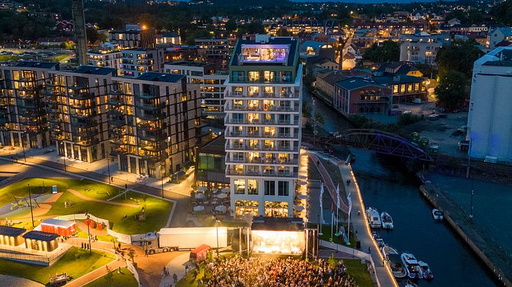 Verket i Moss under Hellbillies konserten sommeren 2023. Foto: Mats O. Bristol