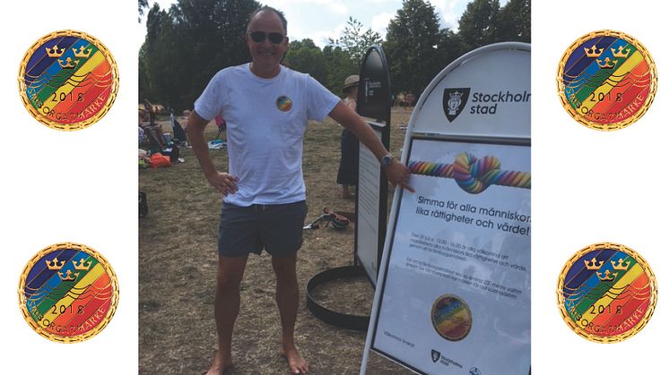 ​Många tog Simborgarmärket på Nytorpsbadet