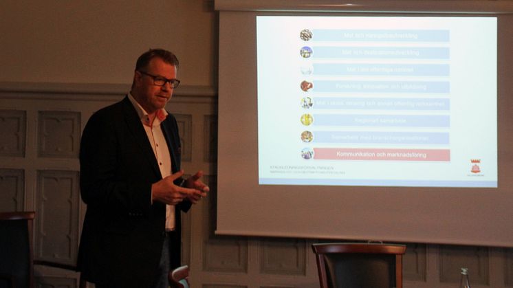 Presskonferens om Sveriges matstad