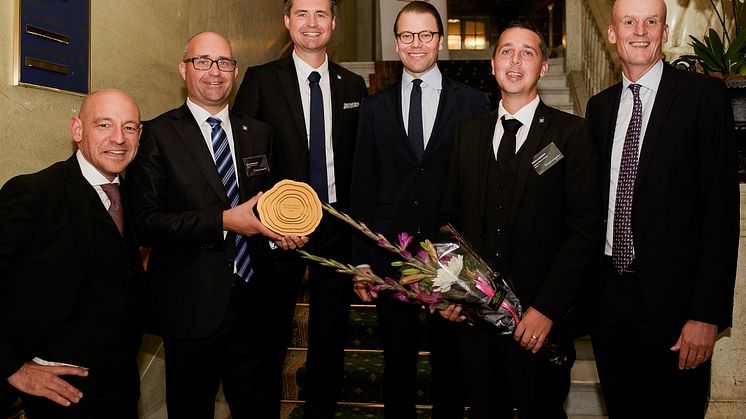 Sjötransportföretaget Northern Offshore Services vann igår utmärkelsen Årets Grundare Sverige 2015 som delades ut av H.K.H Prins Daniel