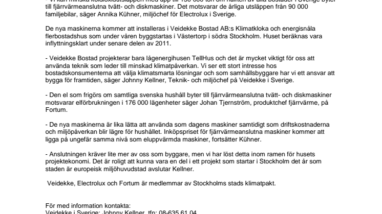 Varmvatten sänker koldioxidutsläppen