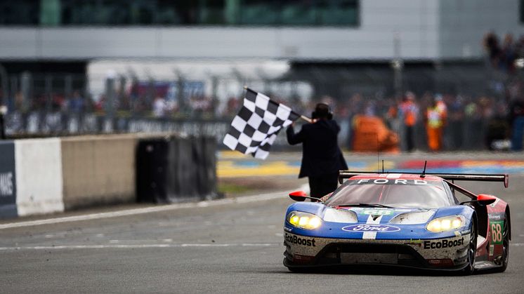 Ford GT vinner Le Mans 24-timmars.
