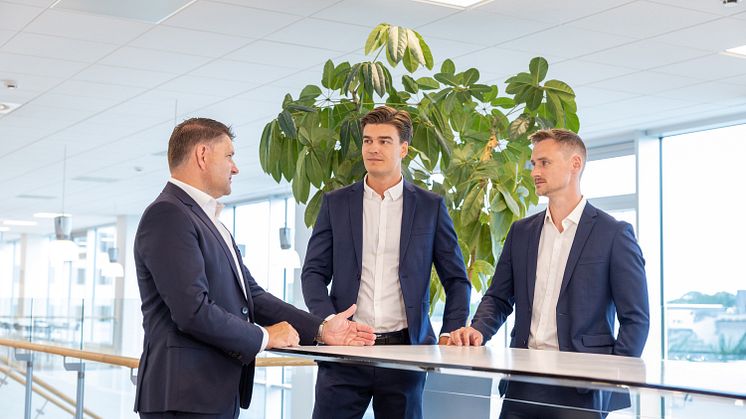 Morten Ryberg, Jacob Kallestrup, Asbjørn Otilius. Foto: Redmark
