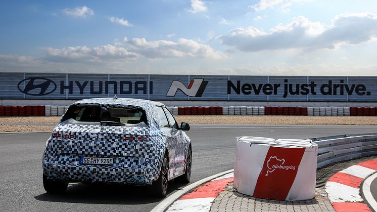 IONIQ 5 N på Nürburgring. Foto: Hyundai