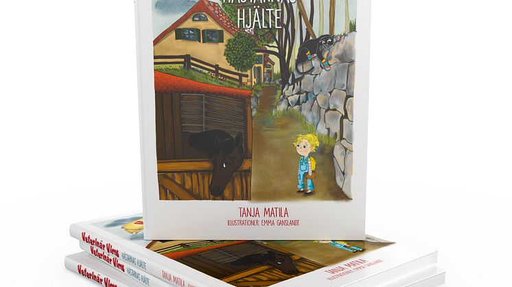 Hästarnas hjälte omslag 3D vit
