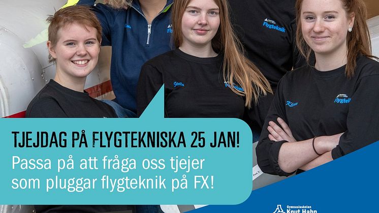Pressinbjudan - Tjejdag på Flygtekniska utbildningen