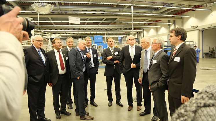 ebm-papst öppnar tillbyggnad av produktionen i Hollenbach
