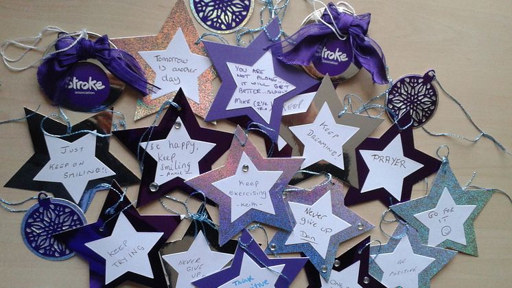 Stroke survivors send Christmas messages to others in Acute Stroke Unit 