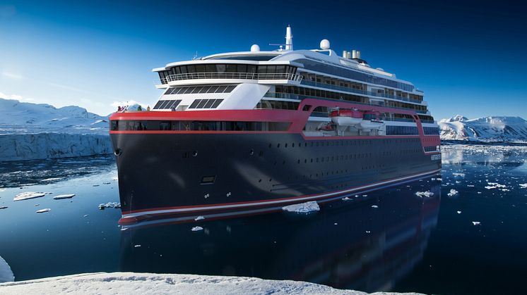 Hurtigruten døper de to nye ekspedisjonsskipene med hybridteknologi for MS "Roald Amundsen" og MS "Fridtjof Nansen".