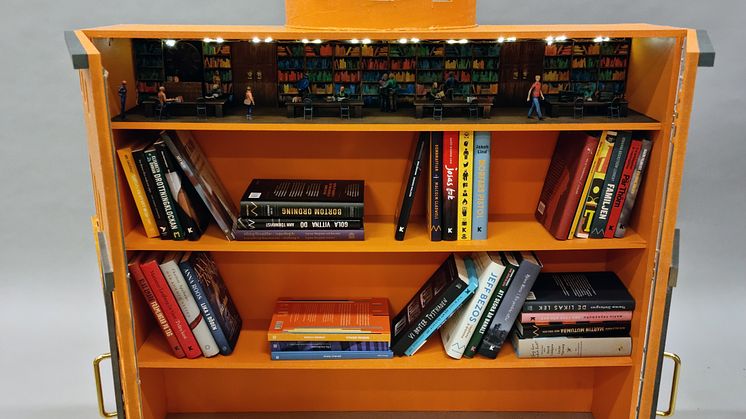 Minibibliotek - Stadsbiblioteket i Stockholm med böcker
