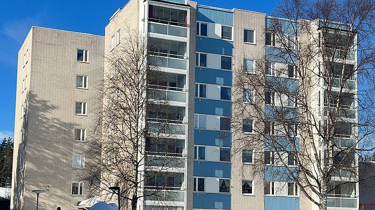Fasadgruppen får uppdrag av Riksbyggen att genomföra ny etapp av energirenovering av flerbostadshus i Umeå
