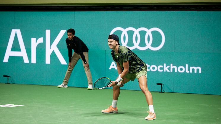 Holger Rune i Stockholm Open