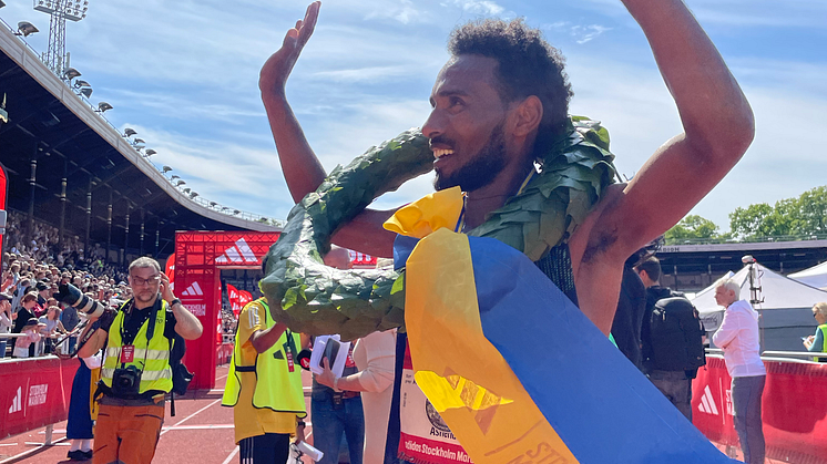 Ashenafi Moges från Etiopien vinner årets adidas Stockholm Marathon