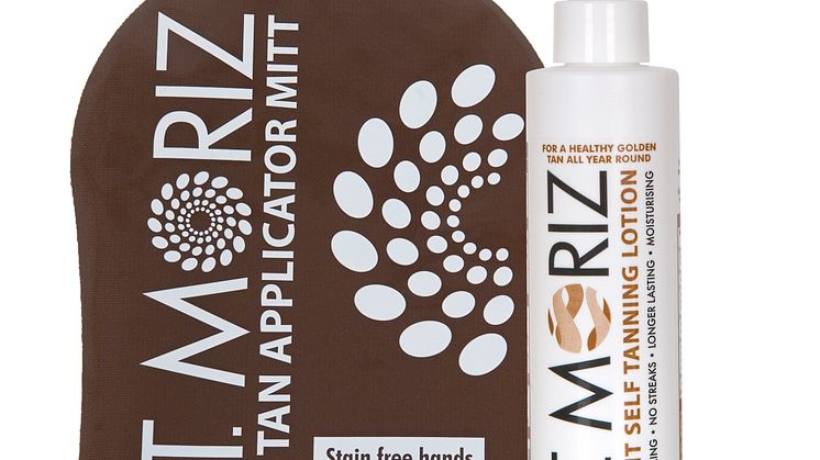 St. Moriz Self Tan Mitt and Lotion