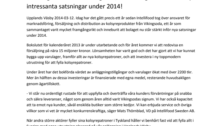 Ett riktigt bra år med Vikingsoda