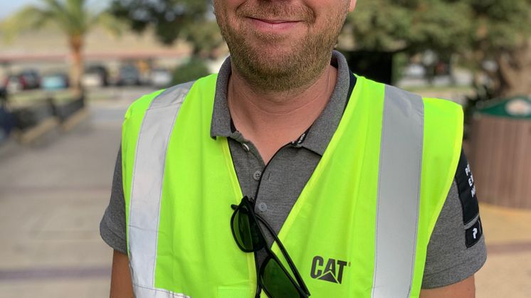 Magnus Rundberg från Hässleholm har gjort bra ifrån sig under Caterpillar Operator Challenge och ser ut att nå en placering i toppen om sista deltävlingen går bra.