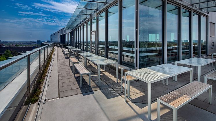 Areal möbelgrupp, Biomedicums terrass. 